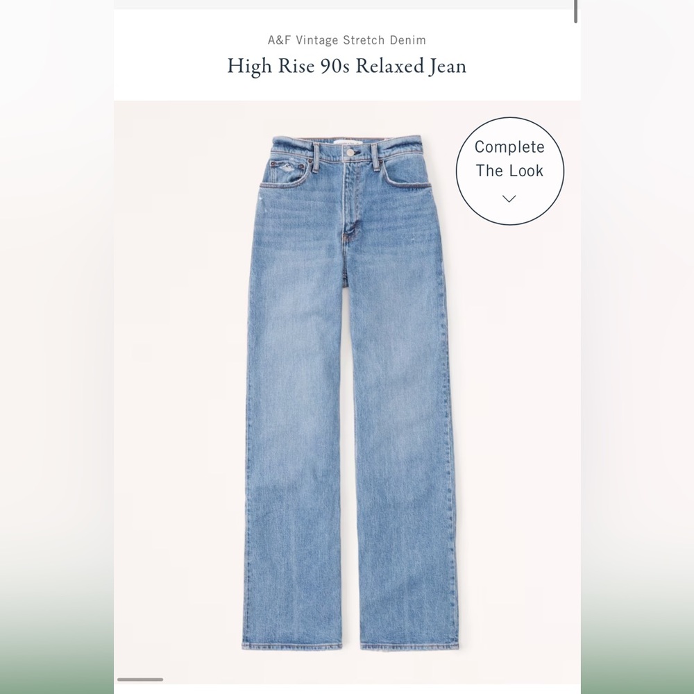 Abercrombie & Fitch the 90s relaxed jean - medium